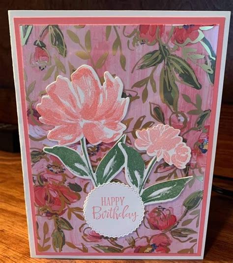 DIY Floral Birthday Card