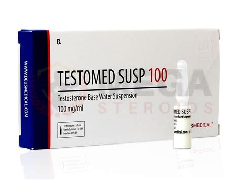 TESTOMED 100 Testosterona Base 10amps De 1ml DEUS MEDICAL