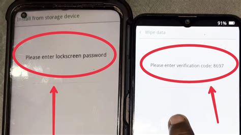 OPPO Hard Reset ColurOS Recovery Fix Enter Lockscreen Password