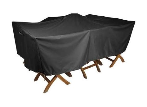 HOUSSE DE PROTECTION TABLE DE JARDIN 180 X 120 CM PREMIUM NOIR COV