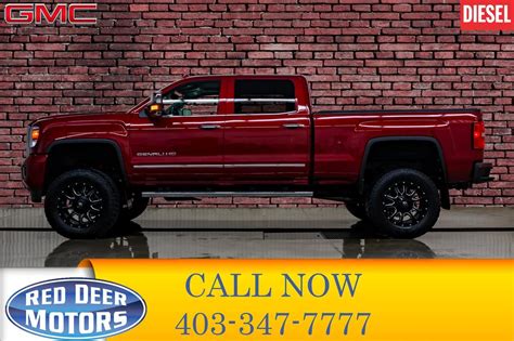 2019 Gmc Sierra 2500hd 4x4 Crew Cab Denali Diesel Lift Leather Roof Nav Red Deer Ab 36384711