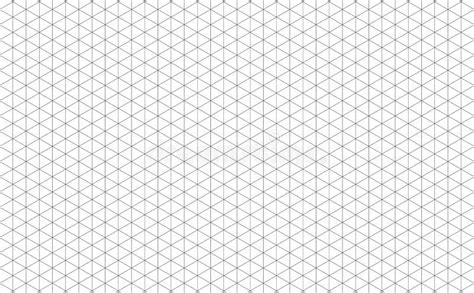 Isometric Grid Gray Template For Your Design Stock Vector