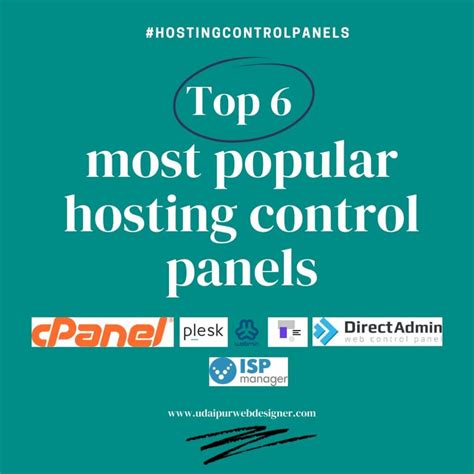 Top 6 Most Popular Hosting Control Panels List Of Hosting Control Panels