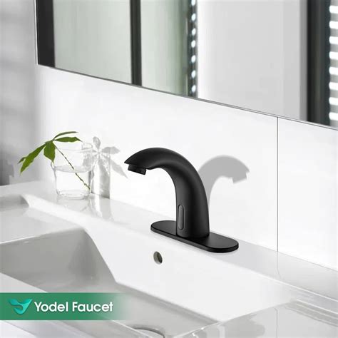 Touchless Bathroom Sink Faucet Motion Sensor Hands Free Automatic Commercial Vanity Water