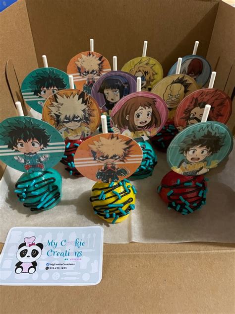 My Hero Academia Birthday Cakepops My Hero Academia Cakes Birthday