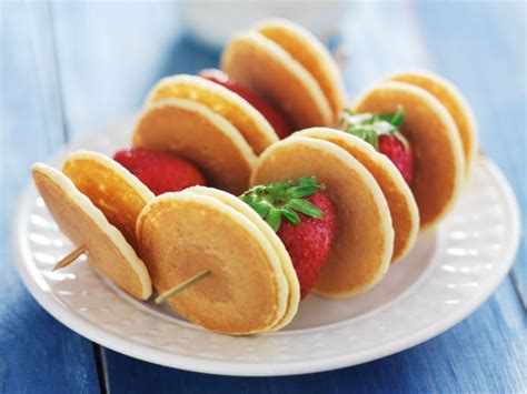 Brochetas De Mini Hot Cakes