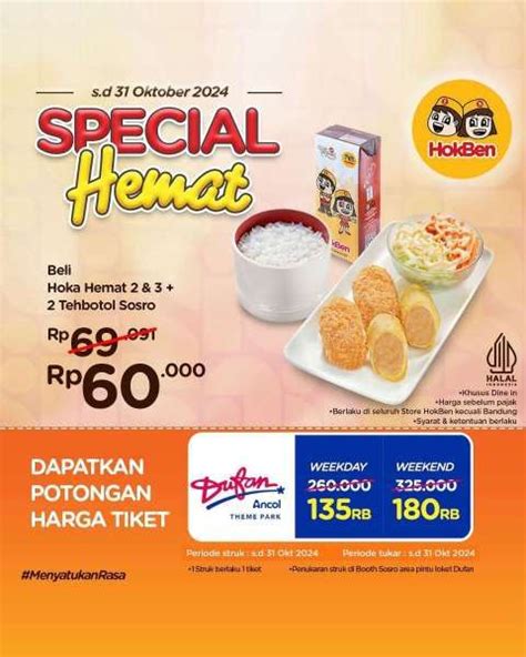 Promo Hokben Hemat Di Bulan Oktober Dapatkan Potongan Harga Tiket