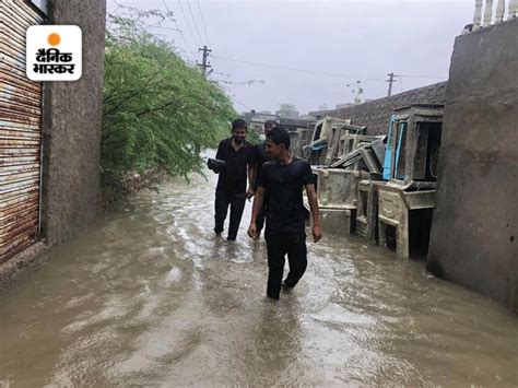 Rajasthan Cyclone Biparjoy Video Update Heavy Rainfall In Sirohi Barmer And Jalore बिपरजॉय