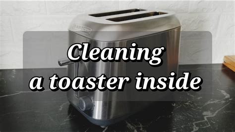 How To Clean Toaster Inside YouTube