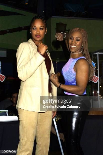 Laila Ali Vs Jackie Frazier Photos and Premium High Res Pictures ...