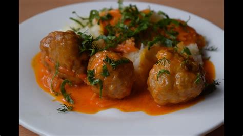 ТЕФТЕЛИ С ПОДЛИВКОЙ.ОЧЕНЬ ВКУСНО!!! - YouTube