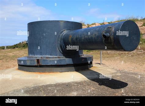 Old Artillery And Command Bunker From World War Ii At Noirmont Point