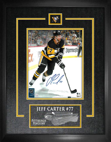 Lot Detail - Jeff Carter Pittsburgh Penguins Signed Framed 8x10 ...