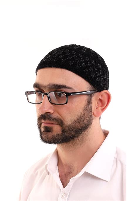 Muslim Winter Kufi Hats For Men Islamic Prayer Hat Islamic Etsy