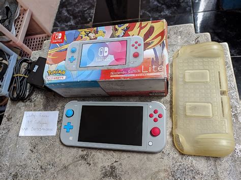 Nintendo Switch Lite Pokemon Sword Shield Limited Edition Fullset 50 Video Gaming Game