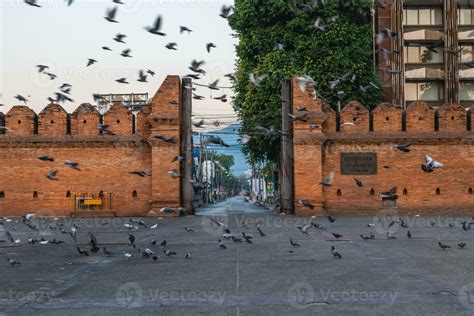 Tha Phae Gate The Eastern Gate Of Chiang Mai In Thailand 24670414