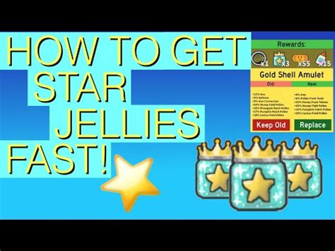 HOW TO GET STAR JELLIES FAST Roblox Bee Swarm Simulator YouTube