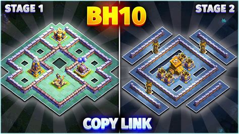 New Best Bh10 Base Builder Hall 10 Base Link Clash Of Clans 2 Youtube