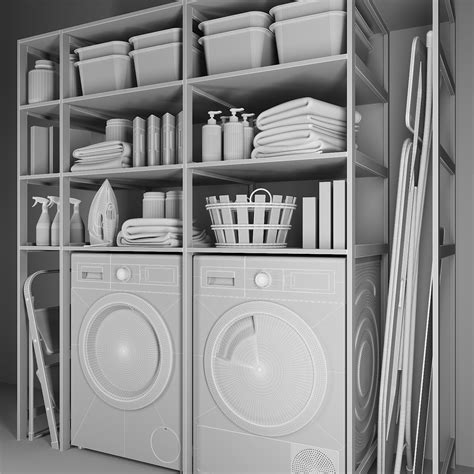 3D set laundry - TurboSquid 1432585