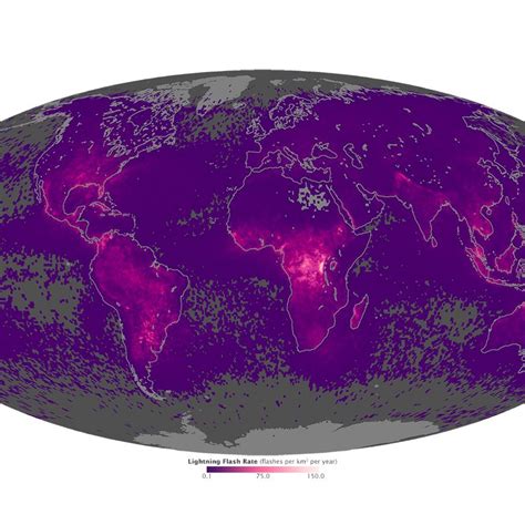 Florida Lightning Strike Map