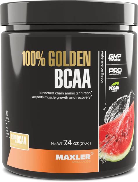 Maxler Polvo Bcaa Dorado Bebida De Recuperaci N Intra Y