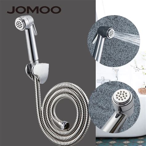 Jomoo Handheld Bidet Spray Set Abs Chrome Plated With Wall Bracket And