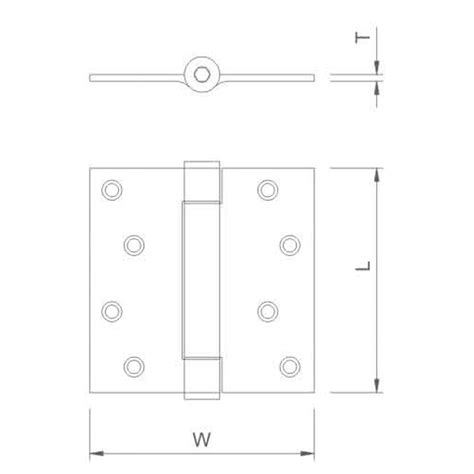 Western Architectural Hardware Architectural Ironmongery Stainless Steel Single Action Spring