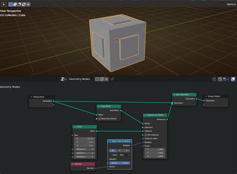 Geometry Nodes Tiling Instances On The Faces Of A Mesh Cg Cookie