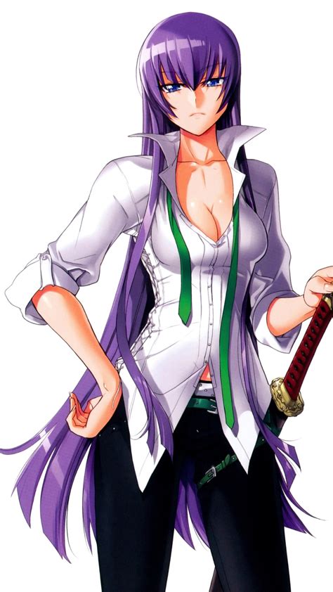 Highschool Of The Dead Saeko Busujima Magic Thl W300 Wallpaper 1080×