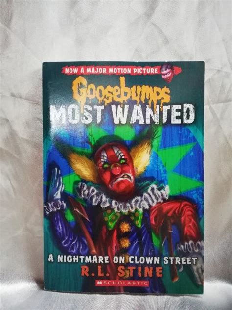 Goosebumps Most Wanted A Nightmare On Clown Street Book 7 Hobbies