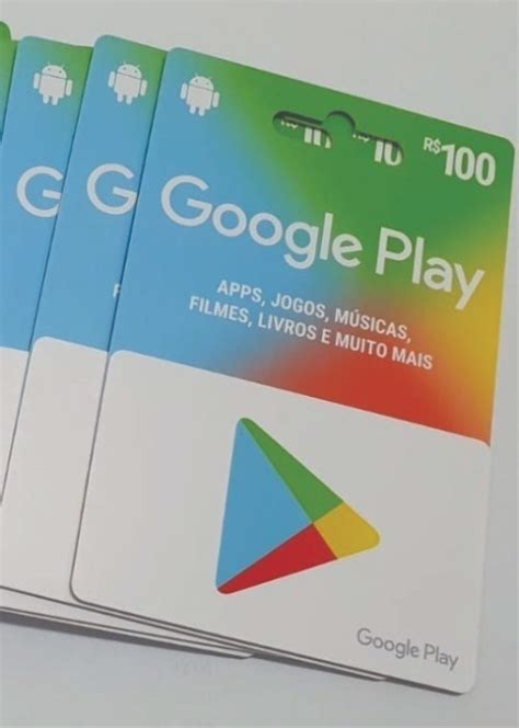 Gift Card Google Play Store R Reais Android Brasil Br Mercado Livre