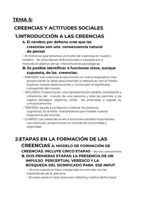 Tema 5 Psicologia Social Docsity