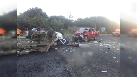 Un Muerto Y 2 Heridos Saldo De Choque Frontal Entre Camionetas La