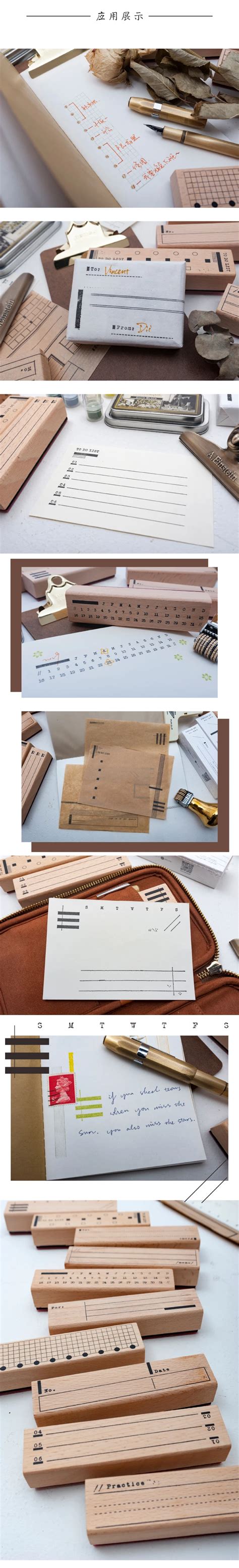Винтажные памятки список даты практика основа штамп DIY деревянные и ...