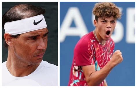 Rafa Nadal și copilul Spaniolul întâlnește la Madrid un tenismen mai