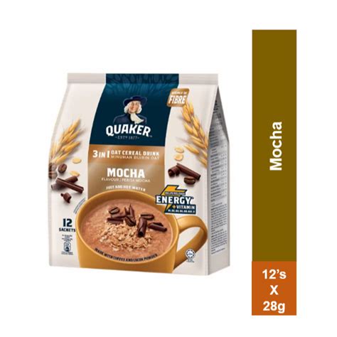 Malaysia Import Quaker In Oat Cereal Drink Mocha S X G