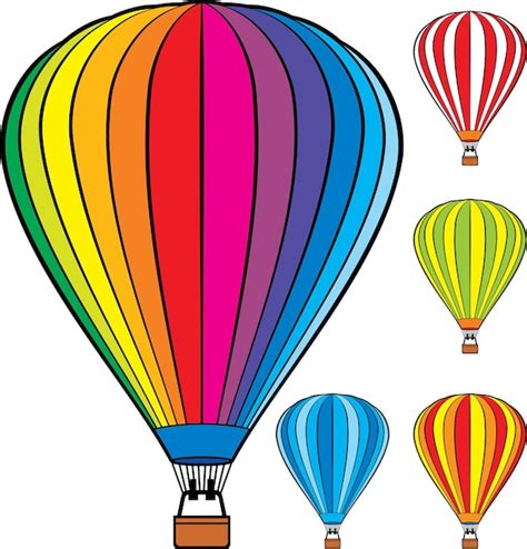 Premium Vector Hot Air Balloons