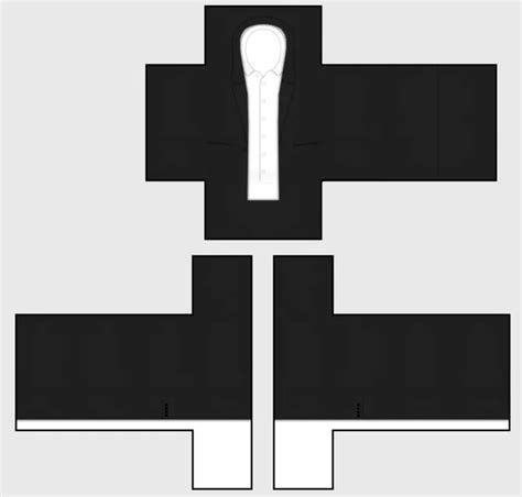 Black Suit And White Shirt Roblox Clothes Free Design Templates For All