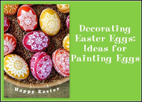 Easy And Unique Easter Egg Decorating Fun Creative Ideas For Painting