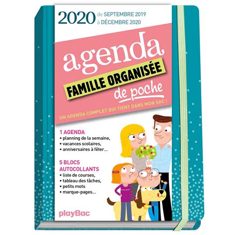 Amazon In Buy Agenda De Poche De La Famille Organisee Bleu De