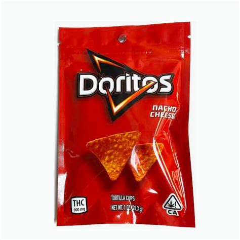 Thc Doritos Tortilla Chips Nacho Cheese 600mg Thc 420now Weed Delivery