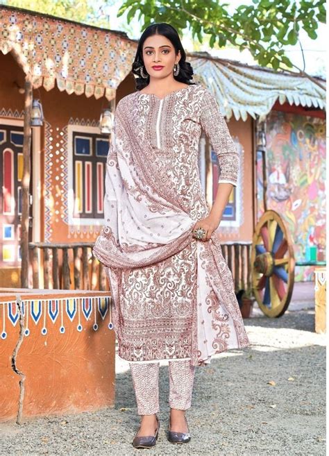 Ladies Cotton Printed Unstitched Suit At Rs 325 Piece Cotton