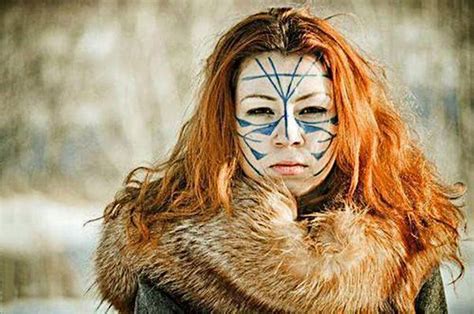 Pictish Shaman Woman Celtic War Paint Celtic