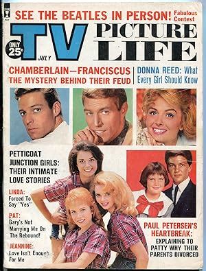 Tv Picture Life Magazine July Donna Reed Paul Petersen Pay