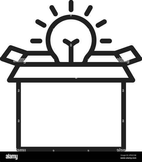 Think Out Of The Box Icon Vector Image Suitable For Mobile Apps Web