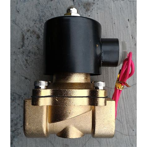 Jual Solenoid Valve Kuningan Inchi Ac Normaly Closed Shopee