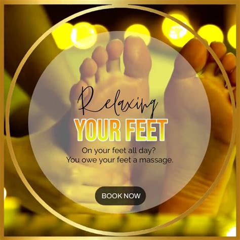 Copy Of Feet Massage Post Postermywall