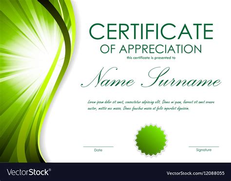 Certificate Of Appreciation Template Editable Br