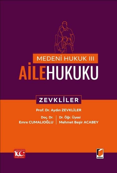 Medeni Hukuk Iii Aile Hukuku Prof Dr Ayd N Zevkl Ler