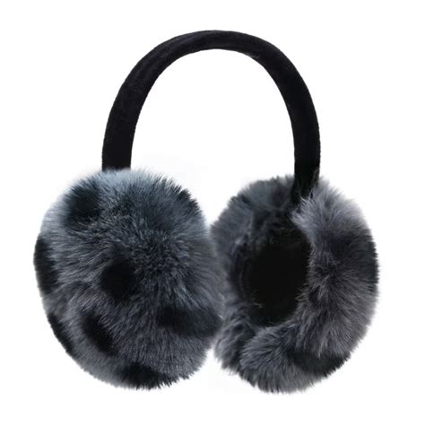 Faux Rabbit Hair Earmuff For Winter Soft And Warm Foldable And Easy